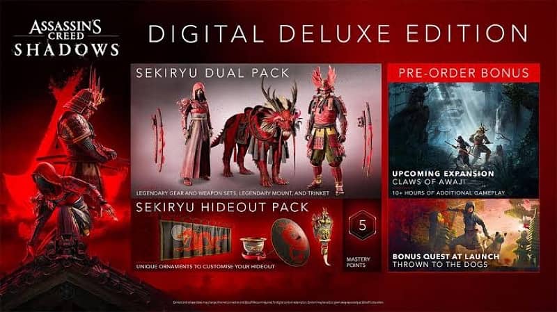 PS5 Assassin’s Creed Shadows Deluxe Edition 1