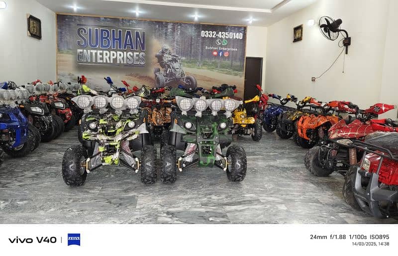 125cc Shikari Jeep Atv Quad 4 Wheel Bikes Delivery In All Pakistan 0