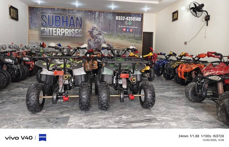 125cc Shikari Jeep Atv Quad 4 Wheel Bikes Delivery In All Pakistan 4