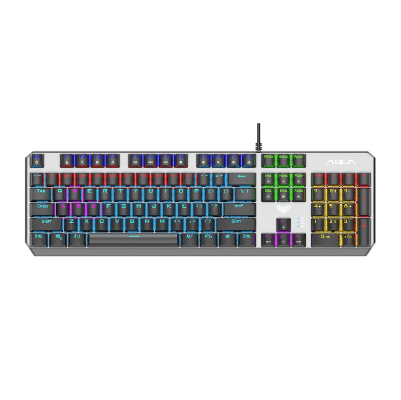 AULA f2066 II Gaming Keyboard RGB ( Blue Switches ), With BOX 1