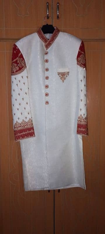 sherwani New Condition Larg Size only 1 hours use 0