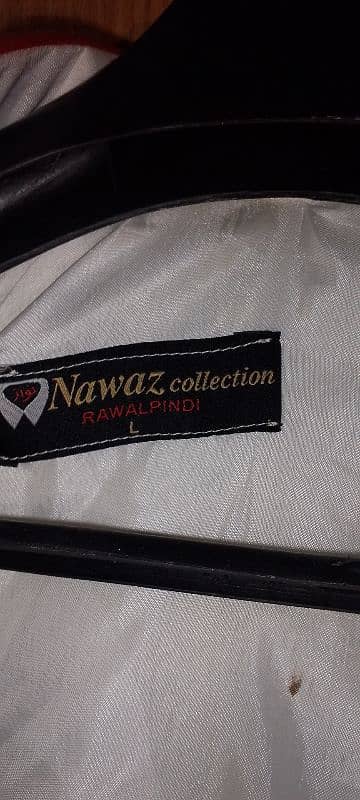 sherwani New Condition Larg Size only 1 hours use 2