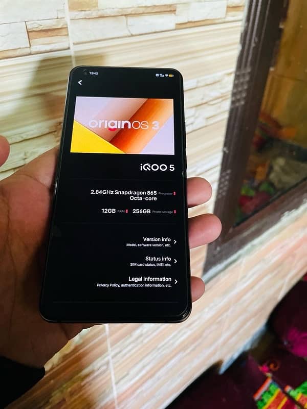 vivo IQOO 5G 256gb 2
