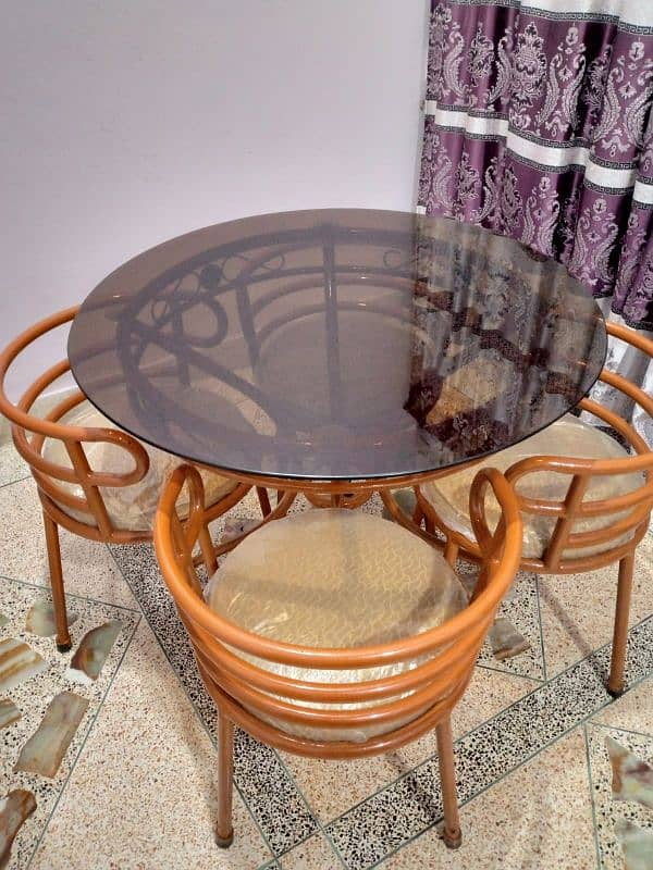 Dininig table with seats | 4 seatear | Table and chair 0