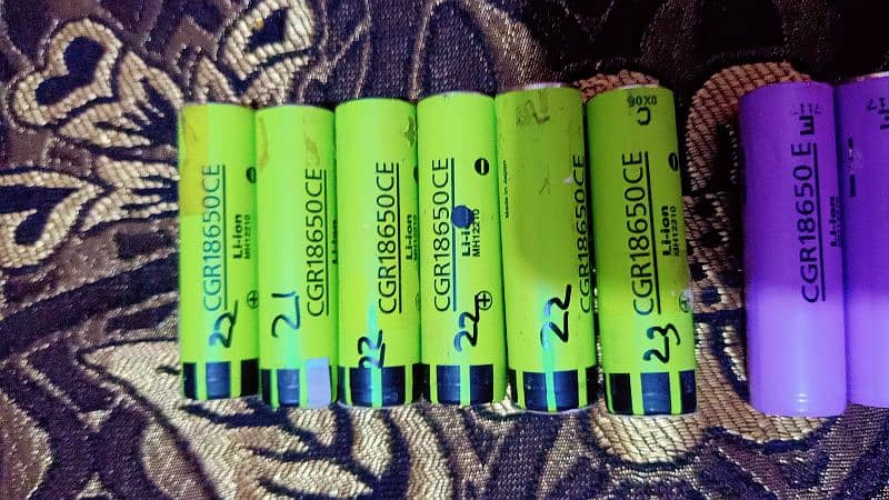 18650 lithium 3.7v NCR ICR 5