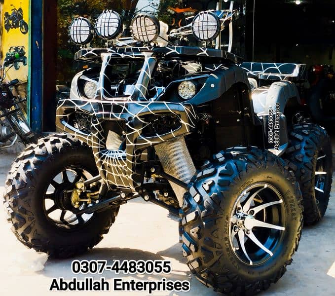 250cc auto 12no. alloy wheel ATV Quad Bike for sale deliver all Pak 0