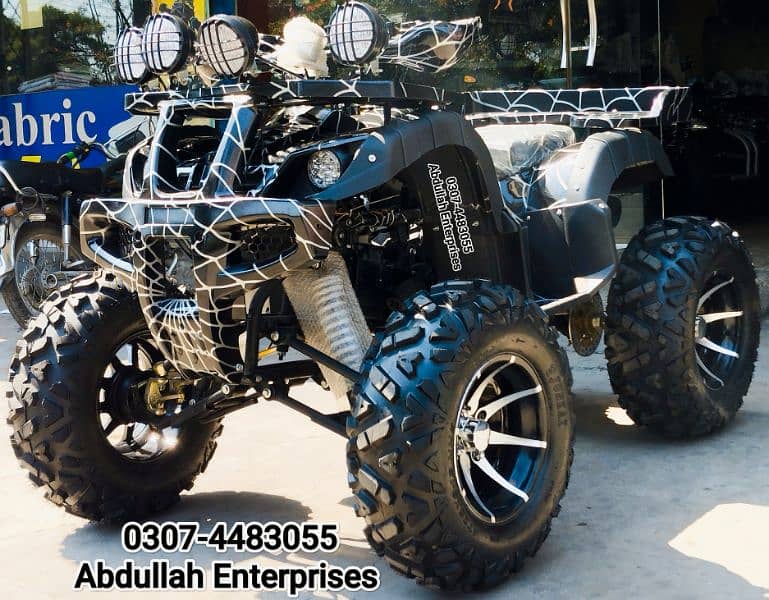 250cc auto 12no. alloy wheel ATV Quad Bike for sale deliver all Pak 5