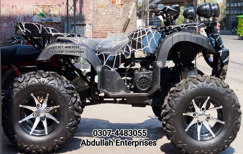 250cc auto 12no. alloy wheel ATV Quad Bike for sale deliver all Pak 7