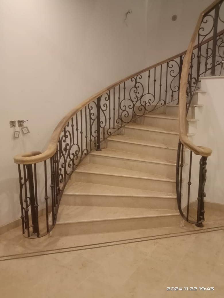 Stairs-Iron Work-Cnc Grills-Cnc Work-Laser Cut- Balcony-Grills-Railing 4