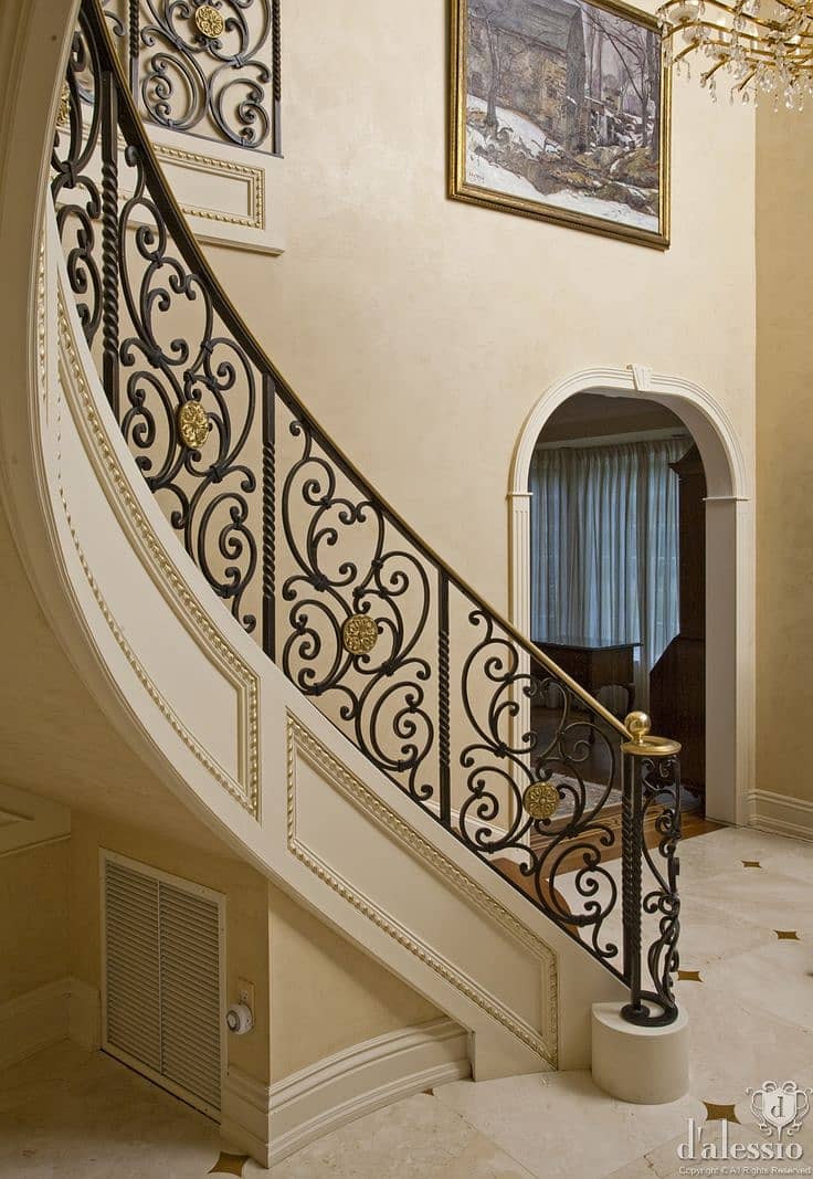 Stairs-Iron Work-Cnc Grills-Cnc Work-Laser Cut- Balcony-Grills-Railing 8