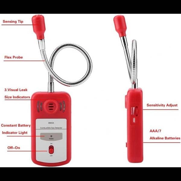 Portable Mini Kitchen Stove Gas Detector Analyzer Gas Leak Tester 9