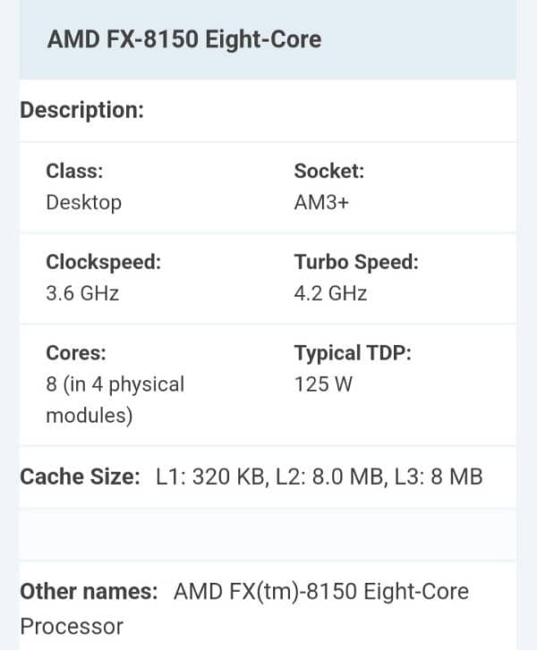 AMD FX-8150 4