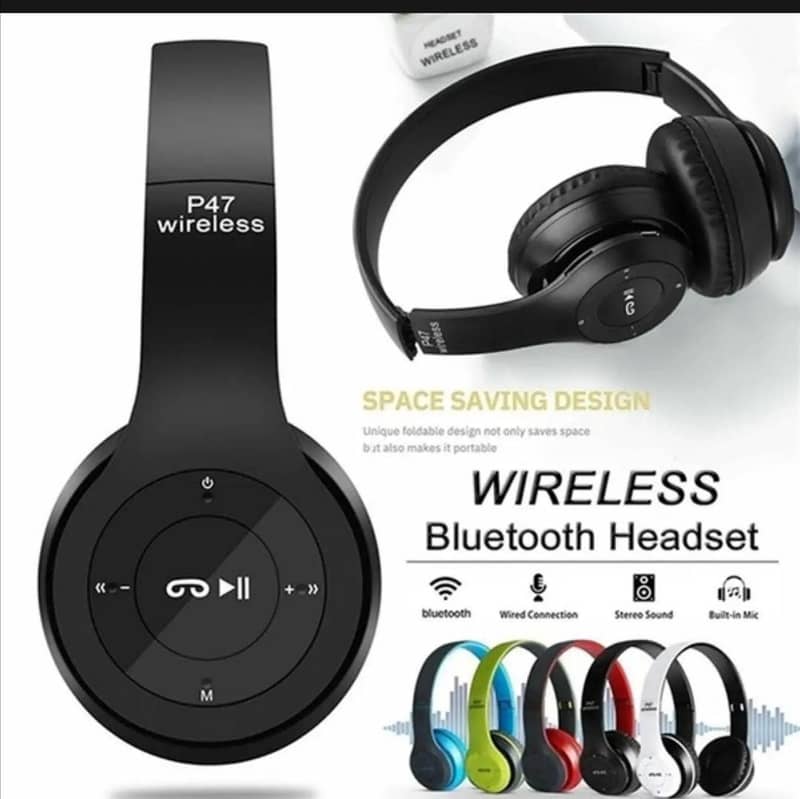 Advanced Noise Cancelling Wireless Headphone - Black 3