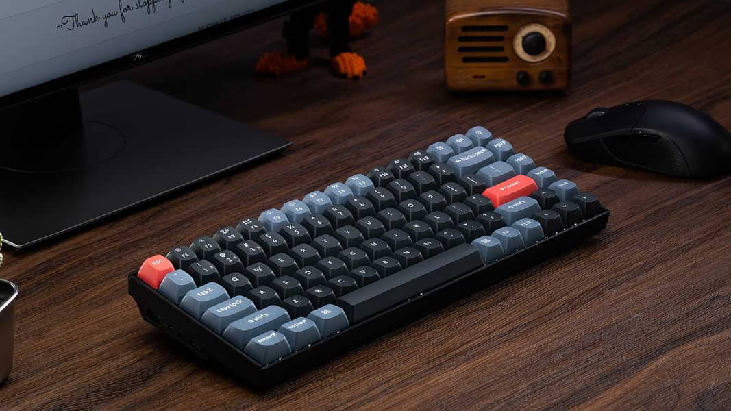 Keychron K2 Pro Mechanical with PBT Oil Resistance Keycaps Installed 6