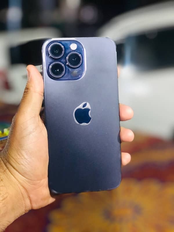 I PHONE 14 PRO MAX JV MODEL BLUE COLOUR 128GB 1