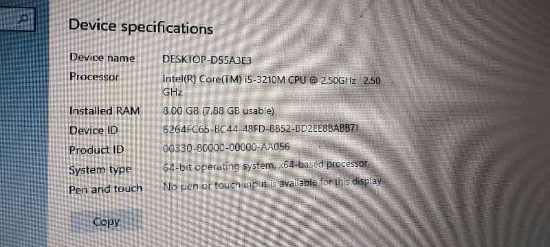 HP Laptop 6470b 8 GB Ram & 120 GB SSD Urgent Sell 9