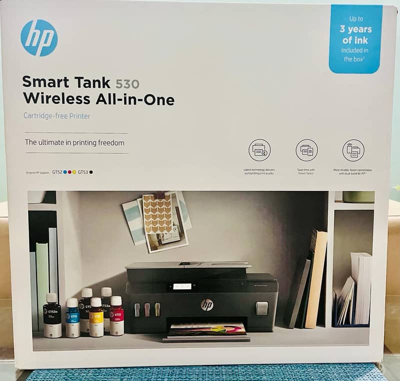 HP Smart Tank 530 Wireless All-in-One (4SB24A) (PIN PACKED) 0