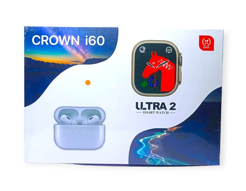 i60 ULTRA 2 SMART WATCH WITH EARBUDS & 7 STRAPS  0.3. 3.2. 4.6. 6.4. 2.7. 7 0