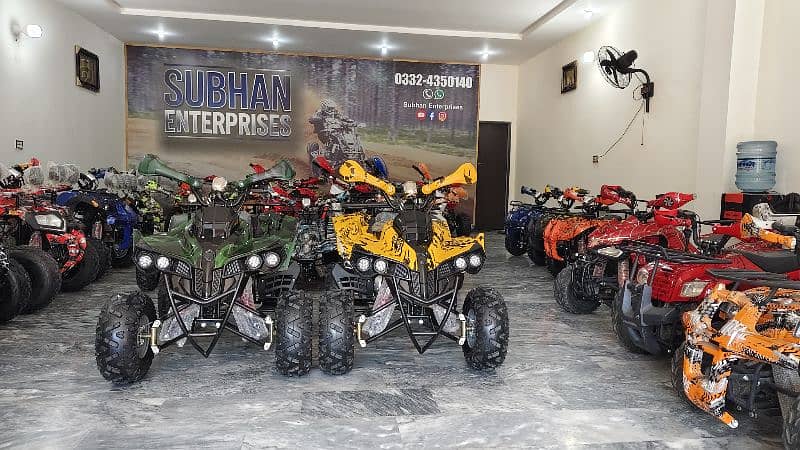 125cc Sports Raptor Auto Atv Quad Bikes Delivery In All Pakistan 0
