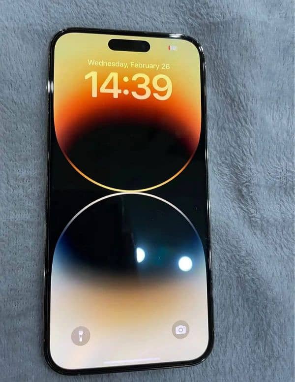 iphone 14 pro max jv 256 gb 10/10 condition with box &charger & cable 1