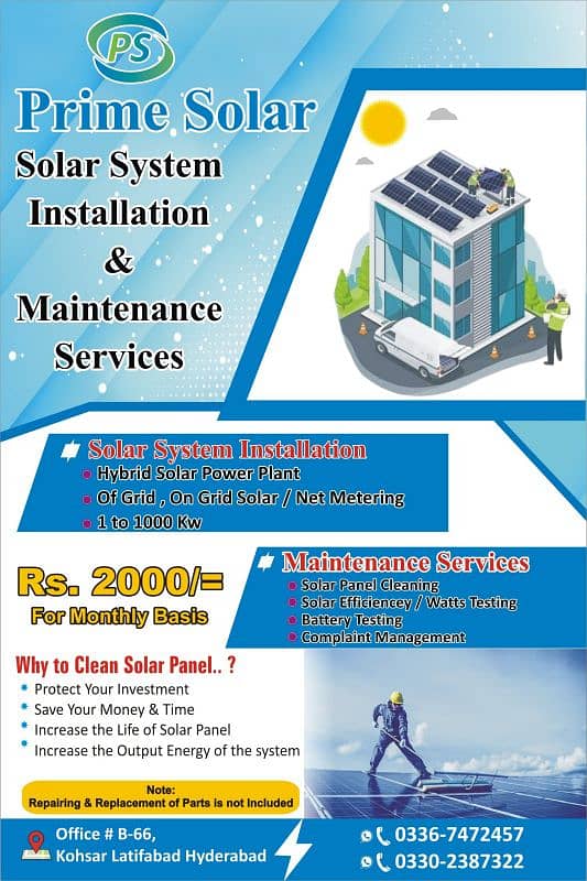 solar installation and maintenance 0