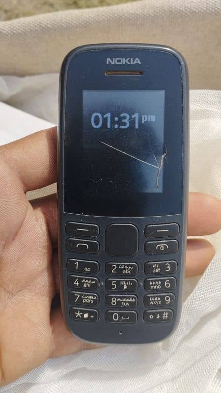 Nokia 105 with duill SIM original mobile and battery. 0
