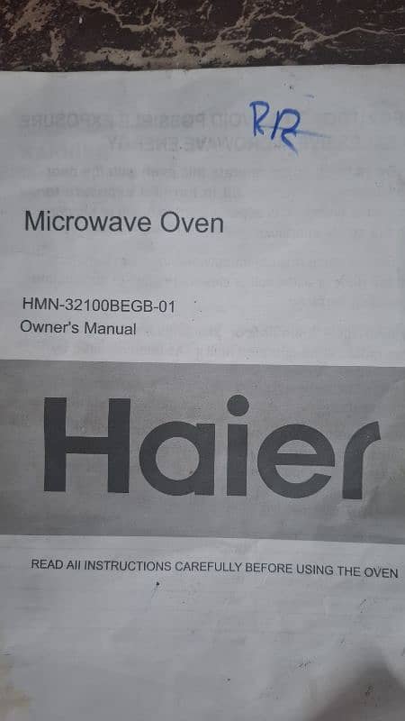 Haier Grill/Comb Microwave 2