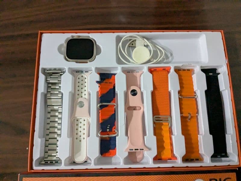 ultra watch 8 with seven straps 1