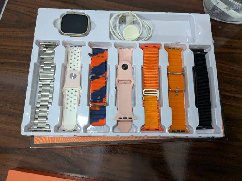 ultra watch 8 with seven straps 5