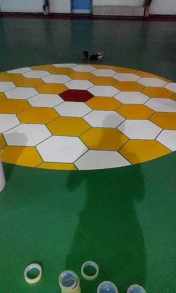 E. P. D. M Flooring| Kids Play Area|Basket Ball Flooring|Badminton 8