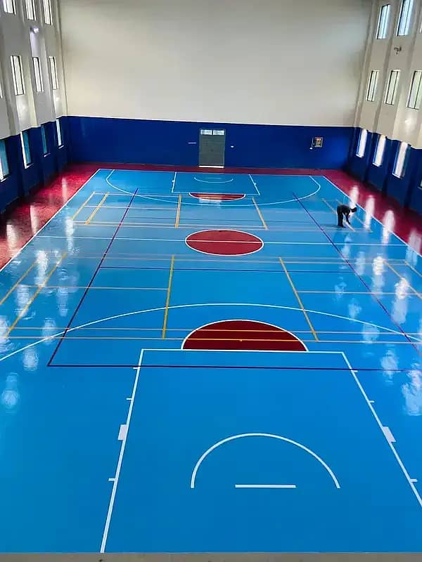 E. P. D. M Flooring| Kids Play Area|Basket Ball Flooring|Badminton 10