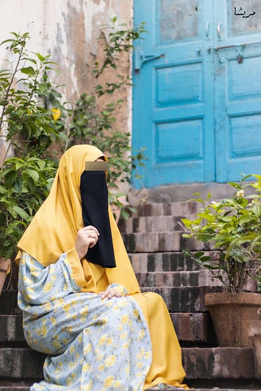 Abaya / printed abaya / abaya with stolers / ladies abayas's 3