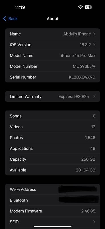 iPhone 15 Pro Max – Blue Titanium (256GB) | Official Warranty! 8