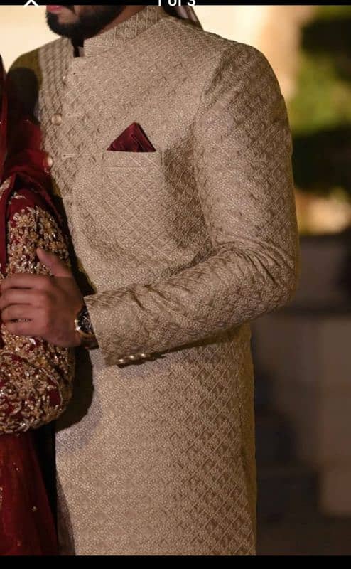 Complete New Groom Barat Set Golden 1