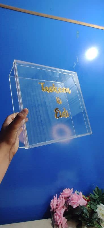 Acrylic Boxs Available 2