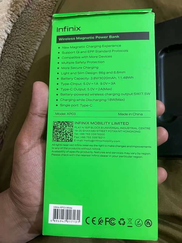 Infinix original wireless powerbank 2