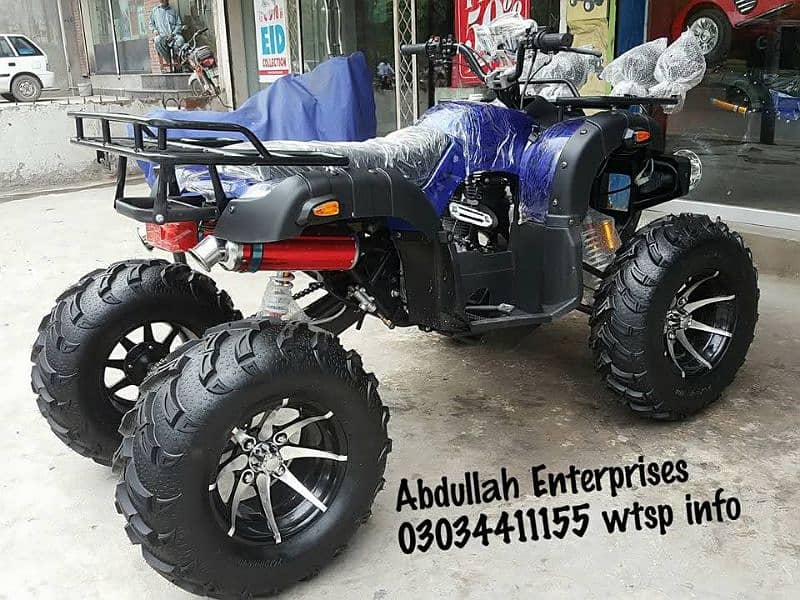 Jeep New 250cc Atv quad 4 wheels delivery all Pakistan 3