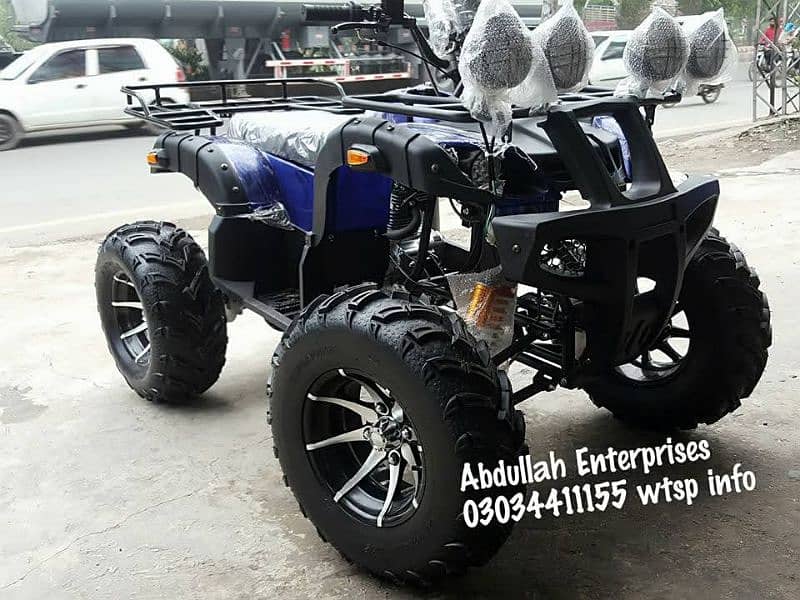 Jeep New 250cc Atv quad 4 wheels delivery all Pakistan 5
