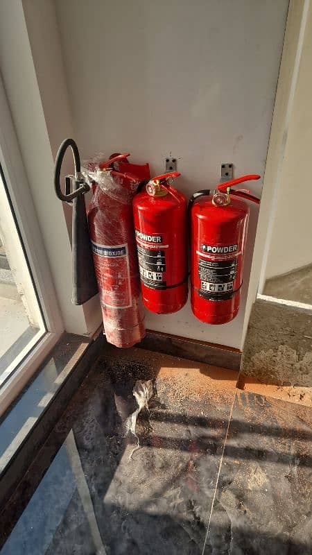 fire extinguisher and fire alarm system 1