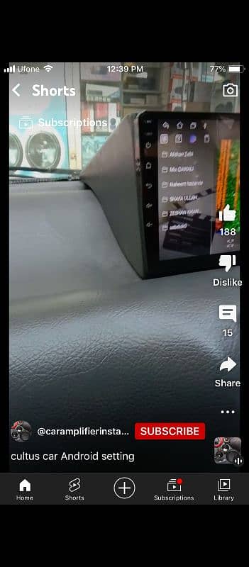 LCD Console cultus car 0