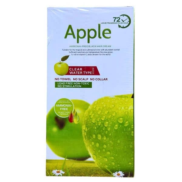 Ammonia Free Apple Fruit Extract Black Darken Dye Cream Apple Dye 0