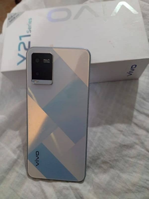 vivo y21 diamond white full box 3