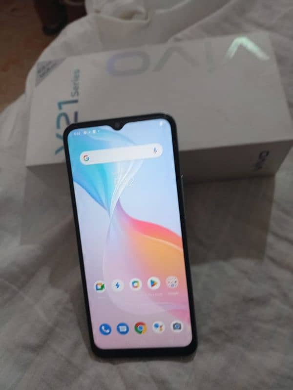 vivo y21 diamond white full box 5