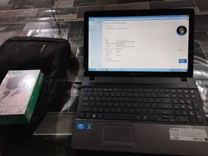 Gateway laptop for sell 256 gb hard disk excellent Condition 16