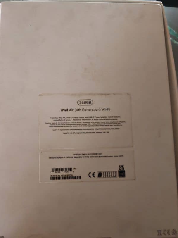 iPad air 4th generation,256gb 3