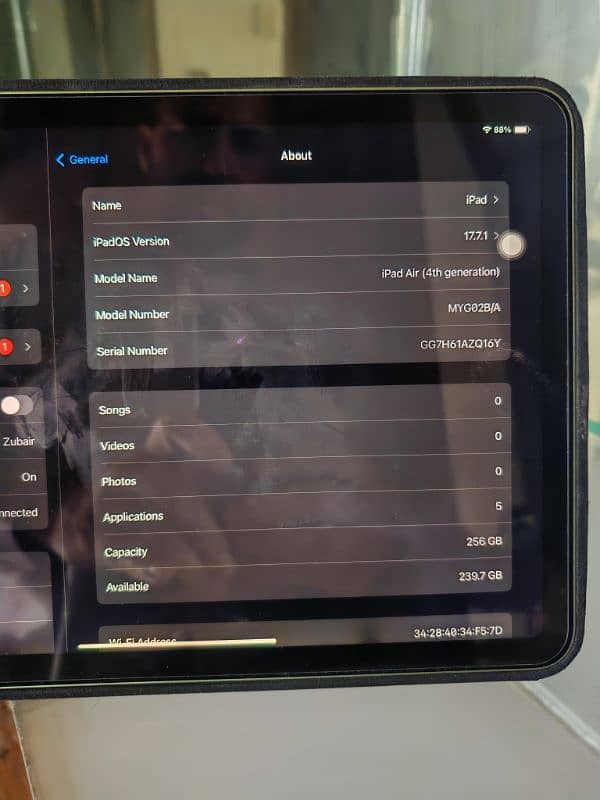 iPad air 4th generation,256gb 7