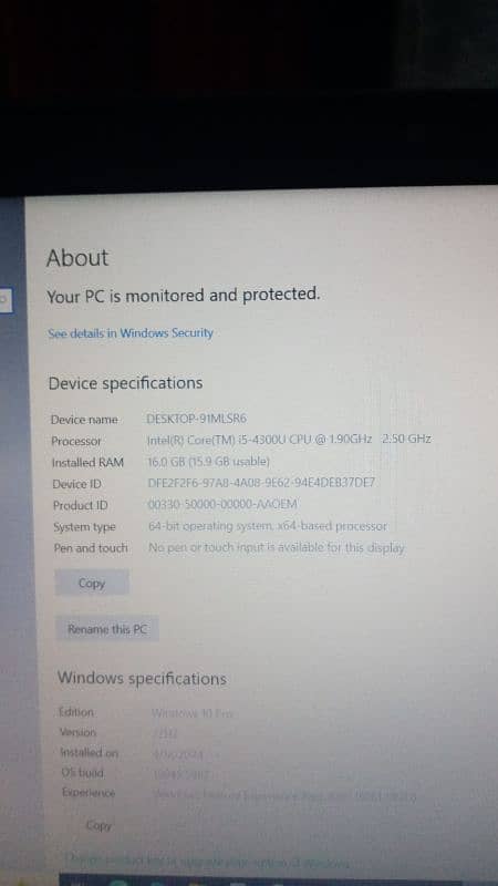 HP Elitebook 850 3