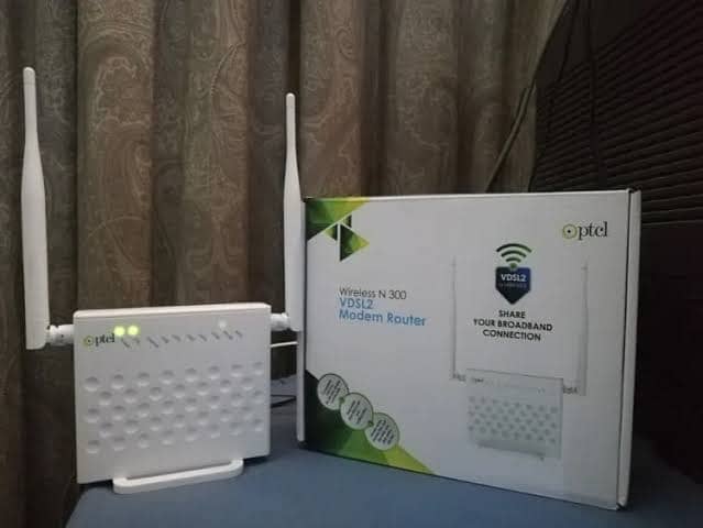 PTCL ZTE VDSL modem plus router 0