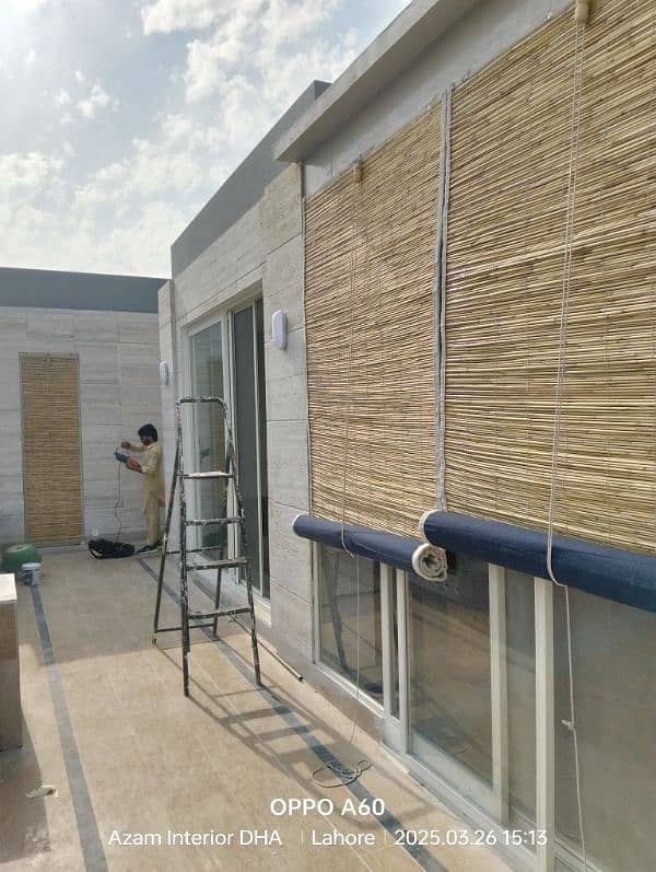 outdoor kana chikh Roller blinds All types of bamboo chikh blinds wind 0