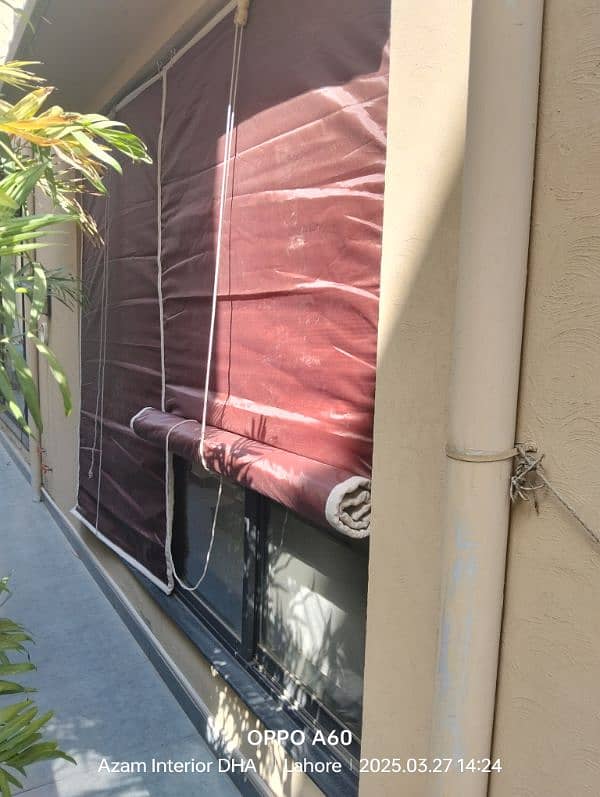 outdoor kana chikh Roller blinds All types of bamboo chikh blinds wind 11